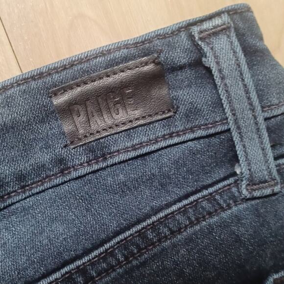 Paige Verdugo Ankle Ultra Skinny Jeans in Kaleea Raw Hem 26W - Picture 6 of 10